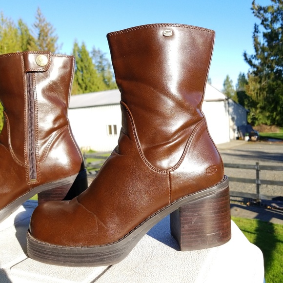 skechers mid calf boots